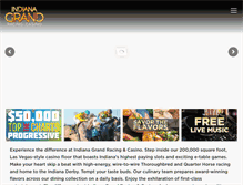 Tablet Screenshot of indianagrand.com